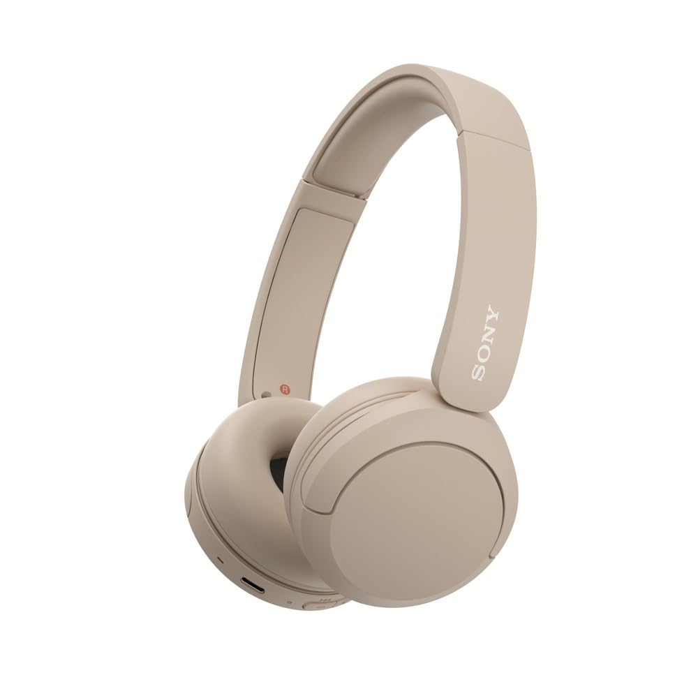 Sony WH-CH520 Wireless On-Ear Bluetooth Headphones with Microphone, White