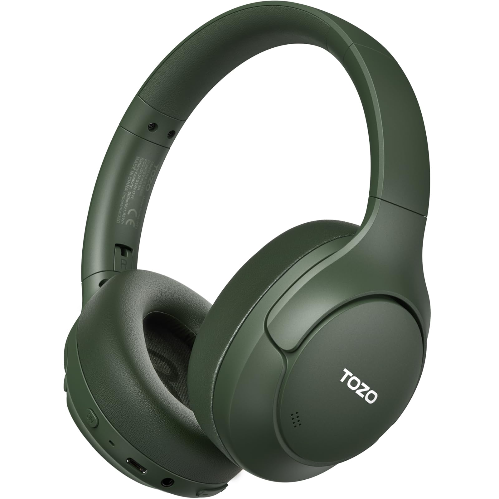 TOZO HT3 Hybrid Noise Cancelling Wireless Headphones, 90H Over Ear Headset