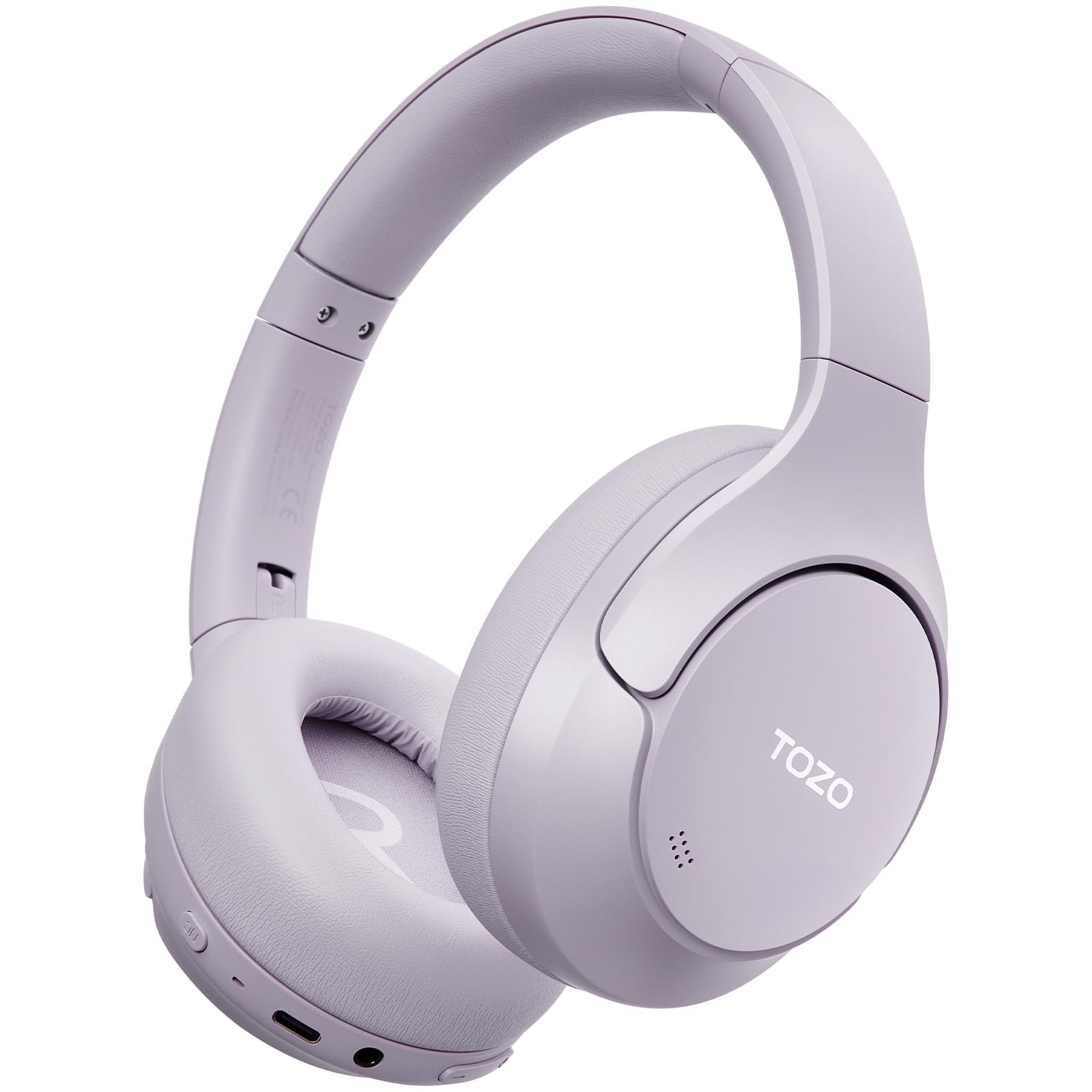TOZO HT3 Hybrid Noise Cancelling Wireless Headphones, 90H Over Ear Headset