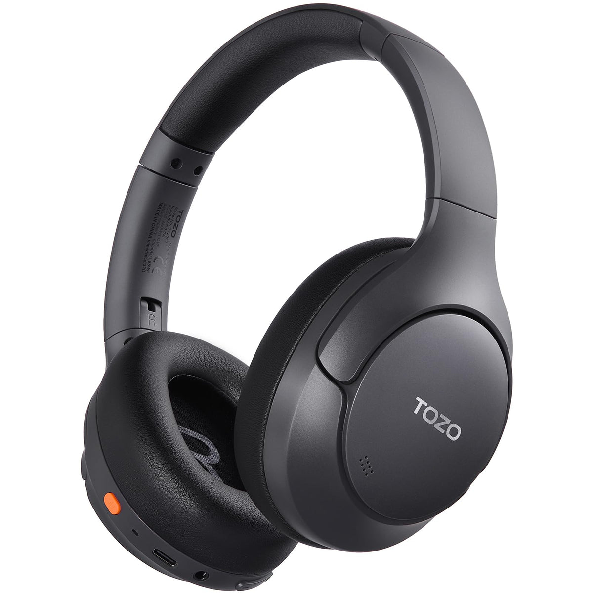 TOZO HT3 Hybrid Noise Cancelling Wireless Headphones, 90H Over Ear Headset