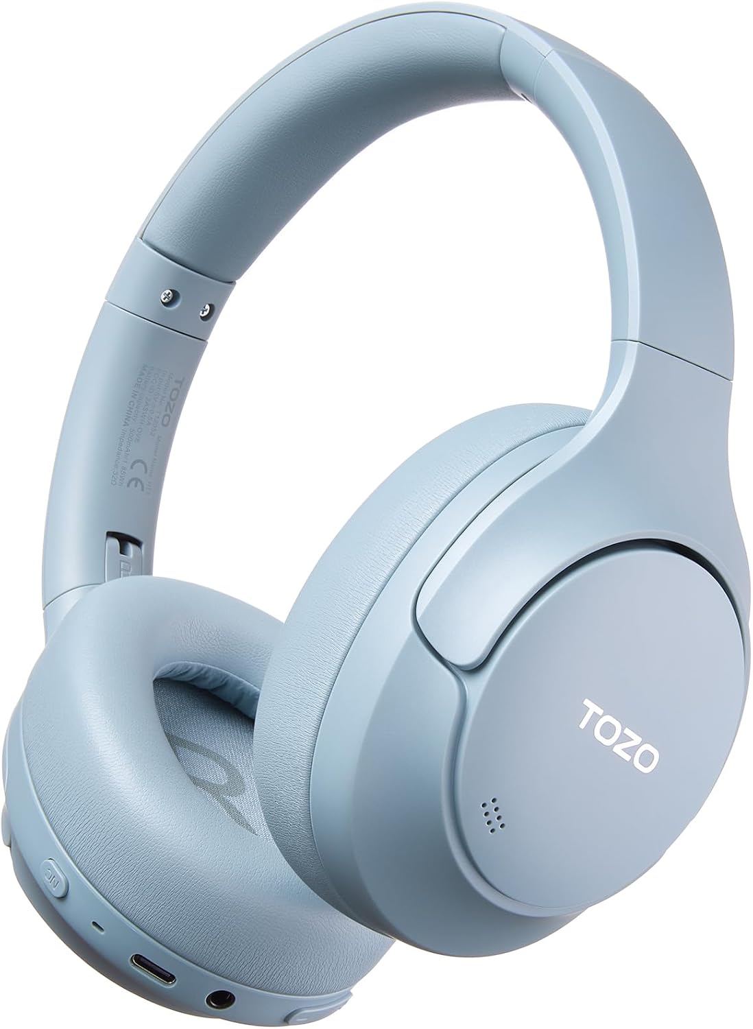 TOZO HT3 Hybrid Noise Cancelling Wireless Headphones, 90H Over Ear Headset