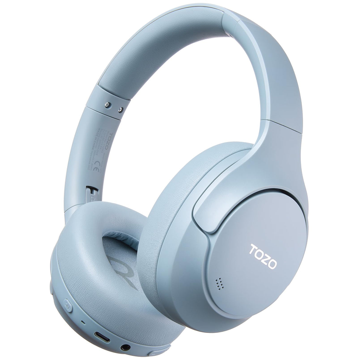 TOZO HT3 Hybrid Noise Cancelling Wireless Headphones, 90H Over Ear Headset