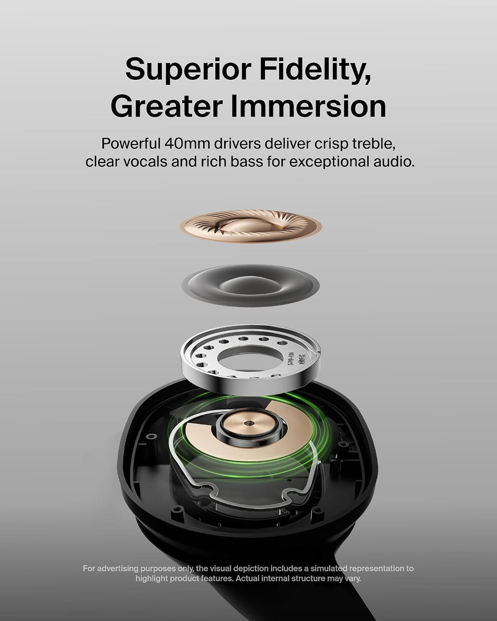 Belkin SoundForm Surround Wireless Over-Ear Headphones