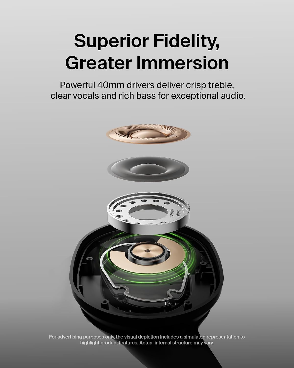 Belkin SoundForm Surround Wireless Over-Ear Headphones