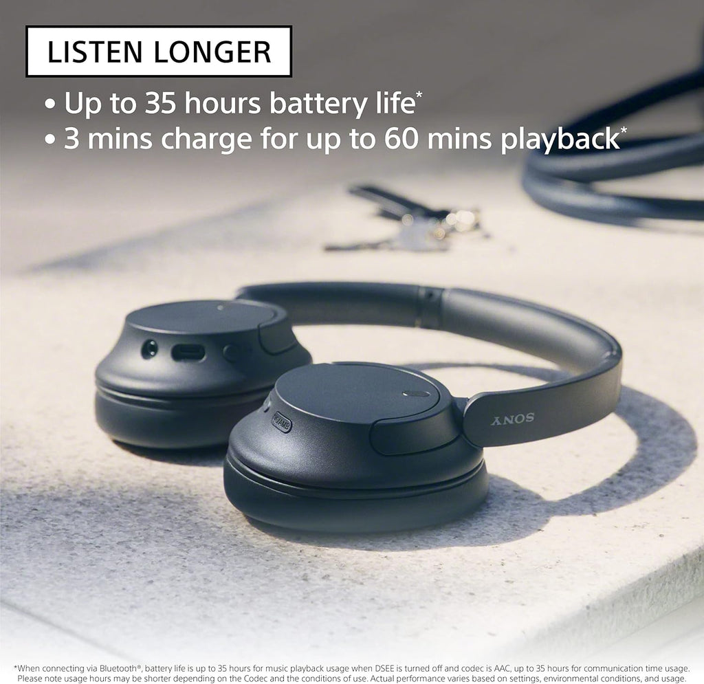 Sony WH-CH720N Wireless Noise Cancelling Over-Ear Headphones, Pink